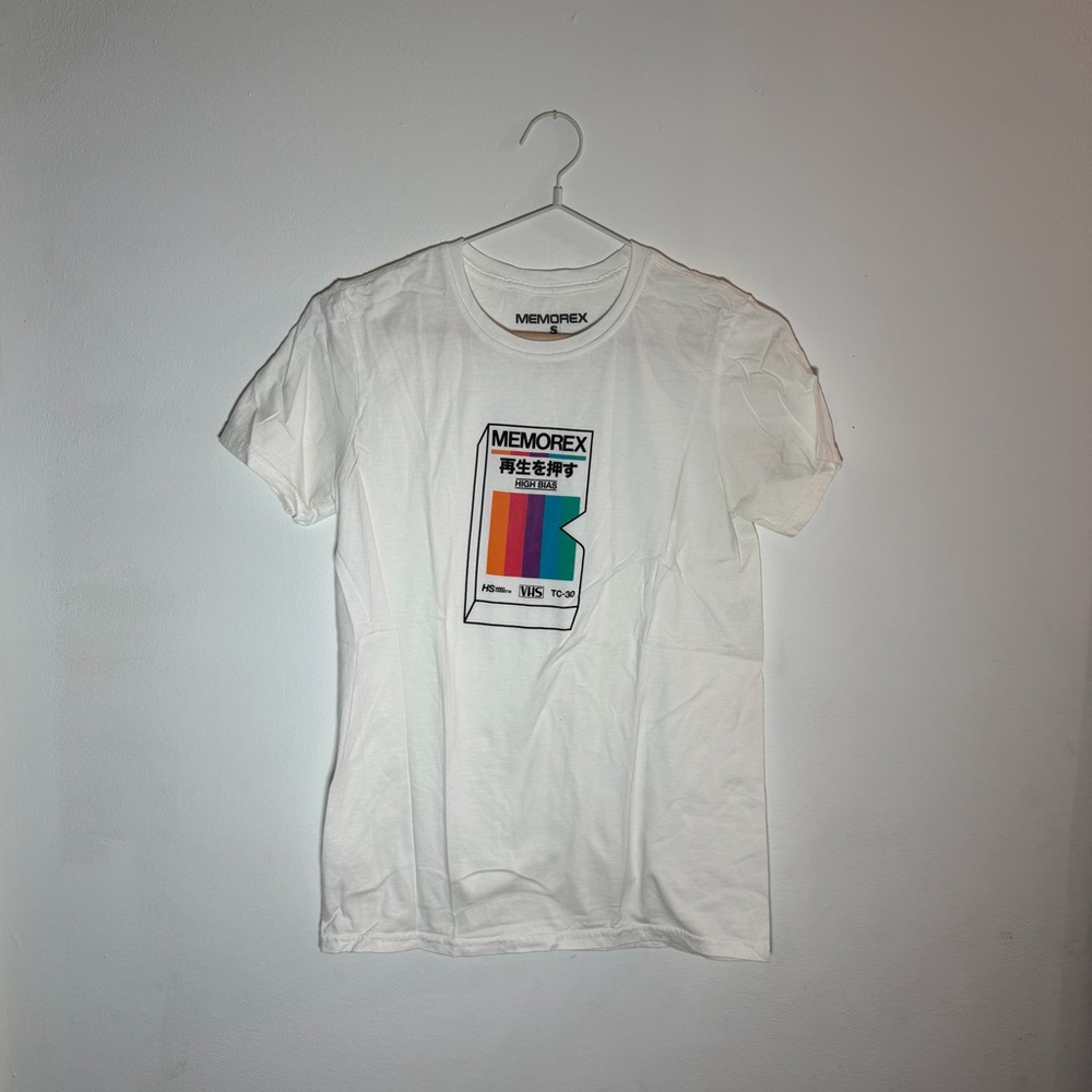 Memorex White Graphic T-Shirt